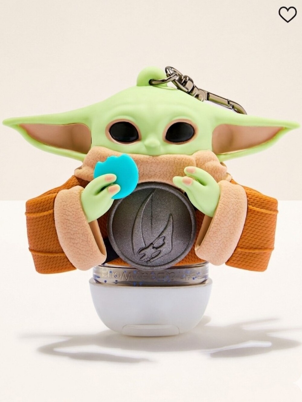 Bath & Body Works Green Grogu Pocketbac Holder with Blue Cookie